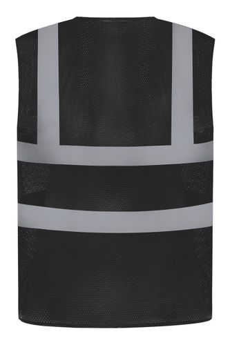 Gilet haute visibilité à maille ajourée recyclée - Yoko